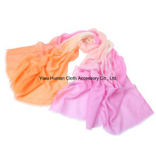 Lady Fashion Polyester Large Gradient Scarf